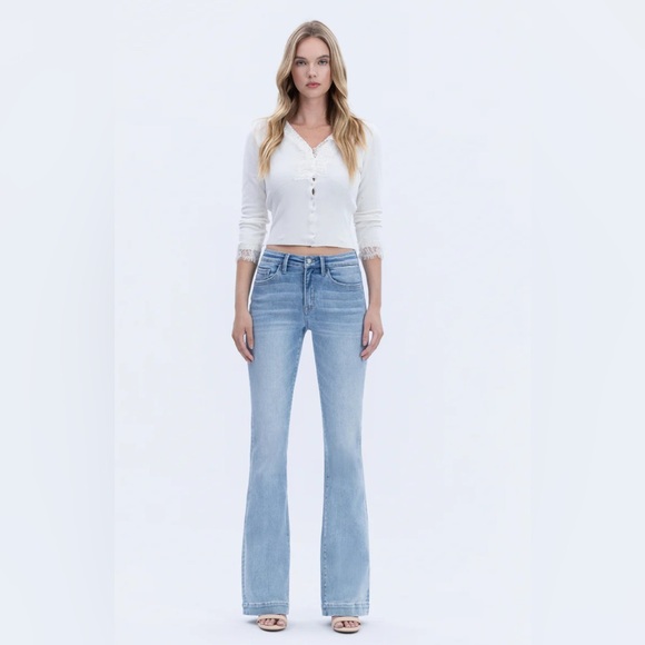 Vervet Legendary Mid Rise Bootcut Jeans - Picture 1 of 8
